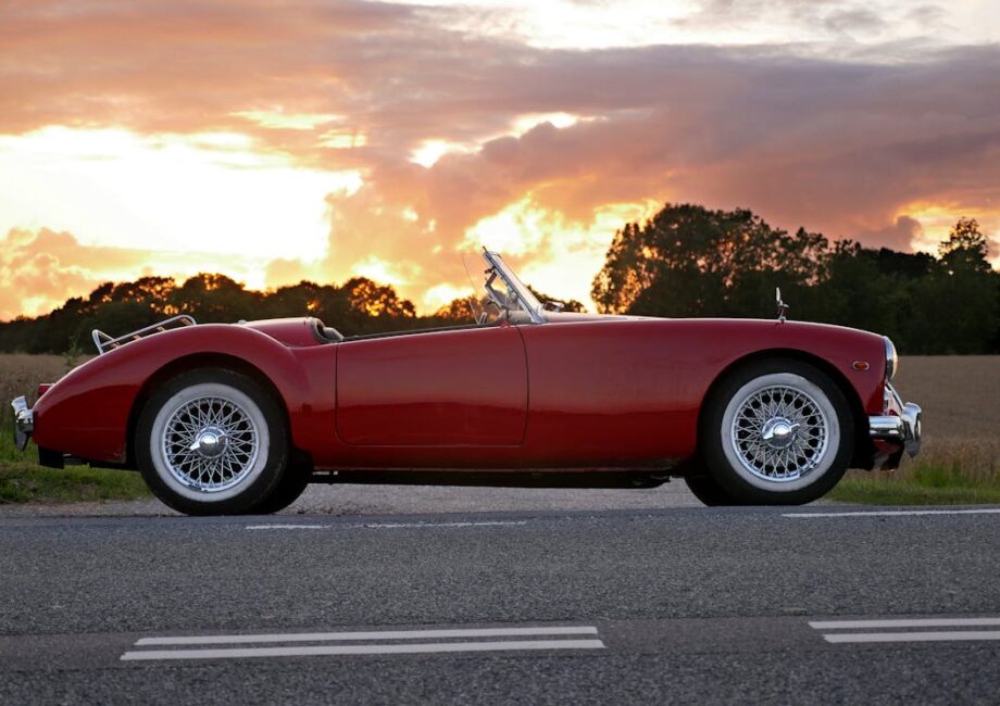 glänzende Autokarosserie